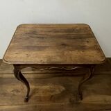 Oak side table from the 19th century