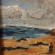 coastal painting oil on masonite