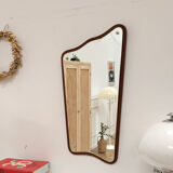 Scandinavian teak mirror