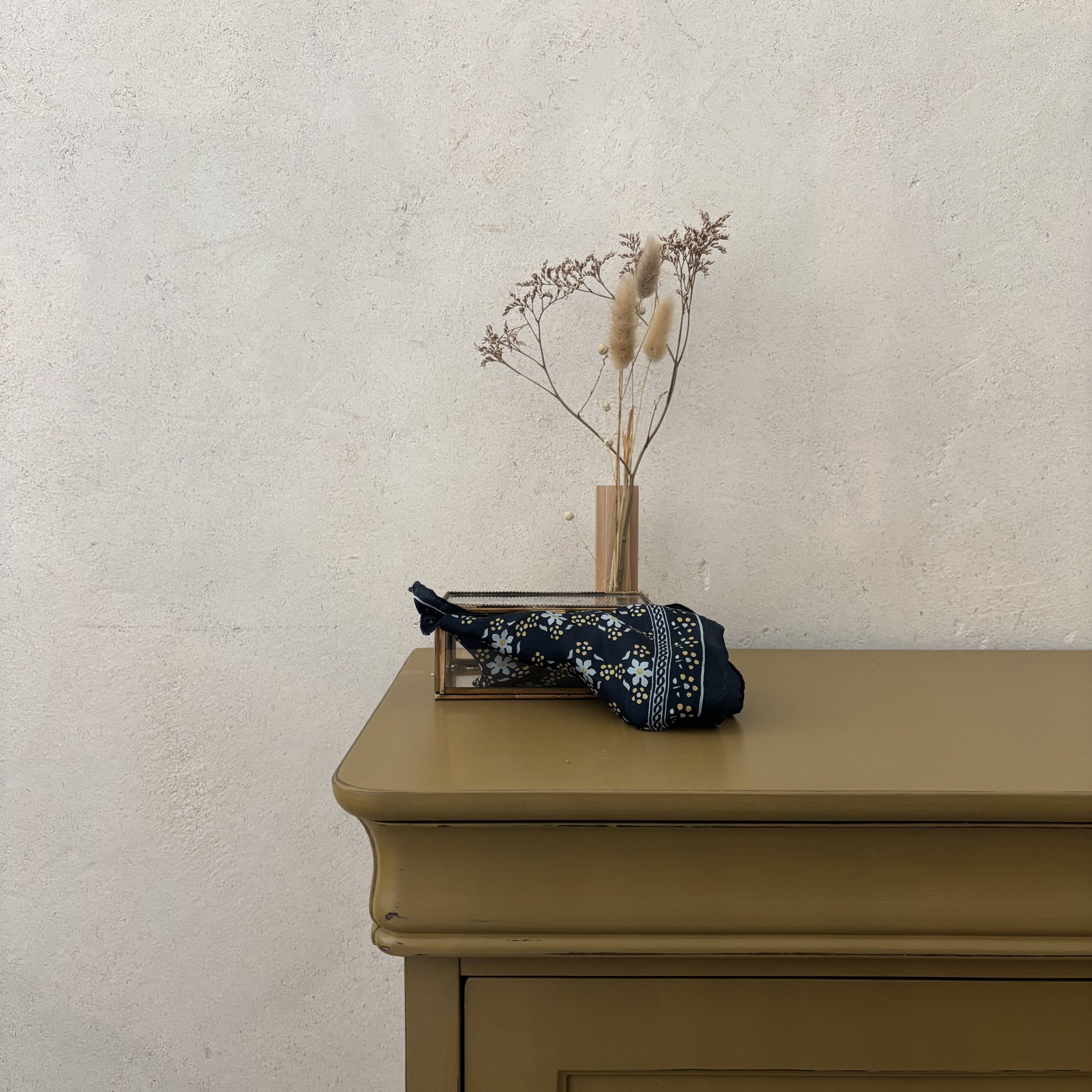 Wooden bedside table