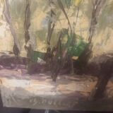 Landscape painting signed Quillet