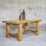 Solid pine coffee table