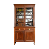 Edwardian Style Mahogany Bookcase, England – Early 20th Century