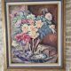 Oil on Canvas Still Life Flower Bouquet Signed Bernamonti