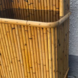 Vintage rattan bamboo bar from the 60s