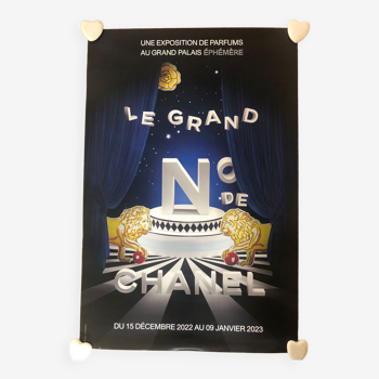 Affiche  Chanel "Le grand numéro de Chanel"