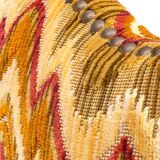 Set of 6 high chairs, Missoni fabric, 1950