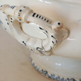 Soup bowl or salad bowl model Pornic, H. Boulenger & Cie, Terre de Fer, French manufacture