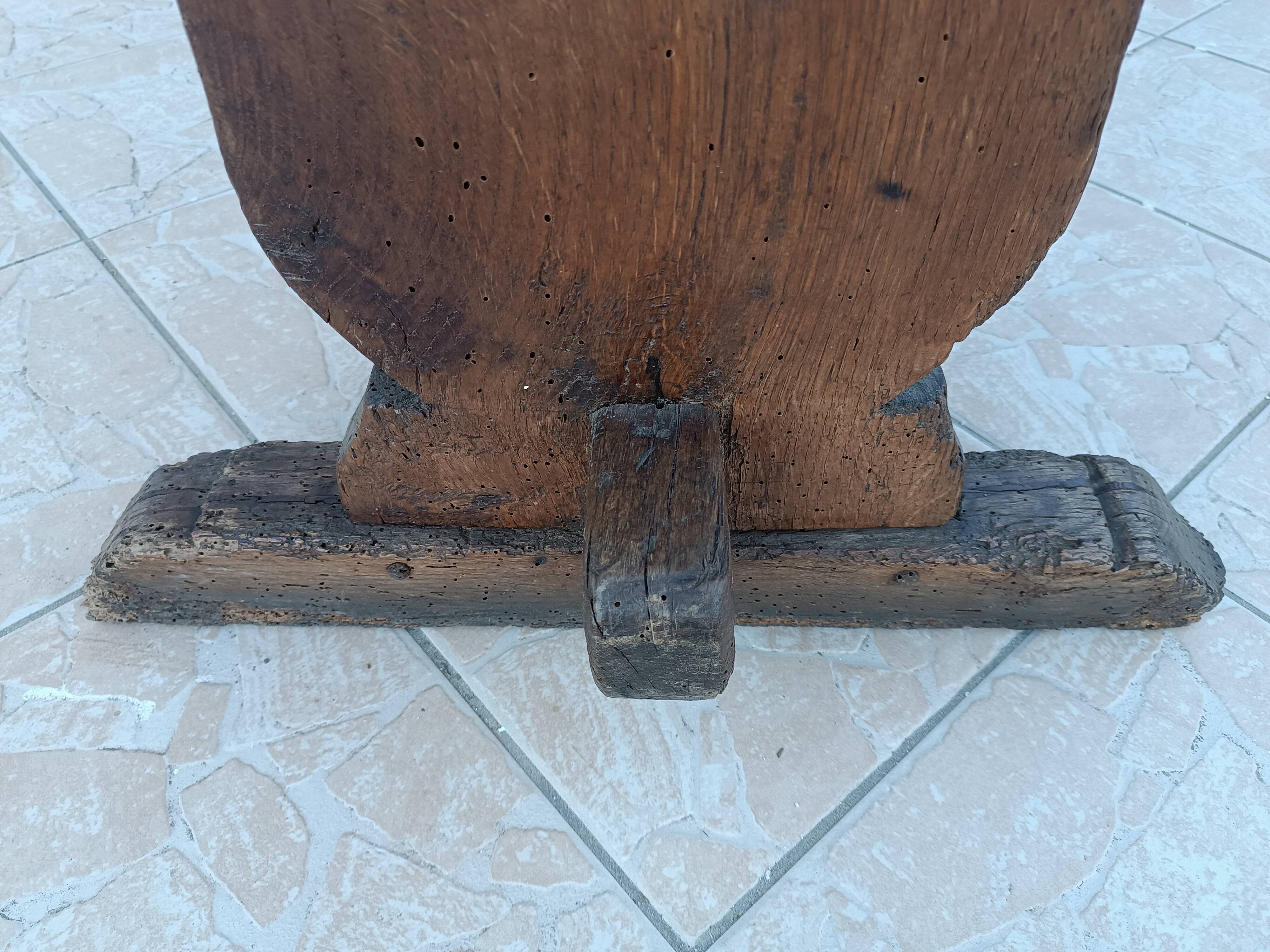 18th Century Solid Oak Monastery Table