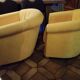 Pair of yellow armchairs