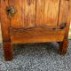American icebox in oak and zinc – early 20th century
