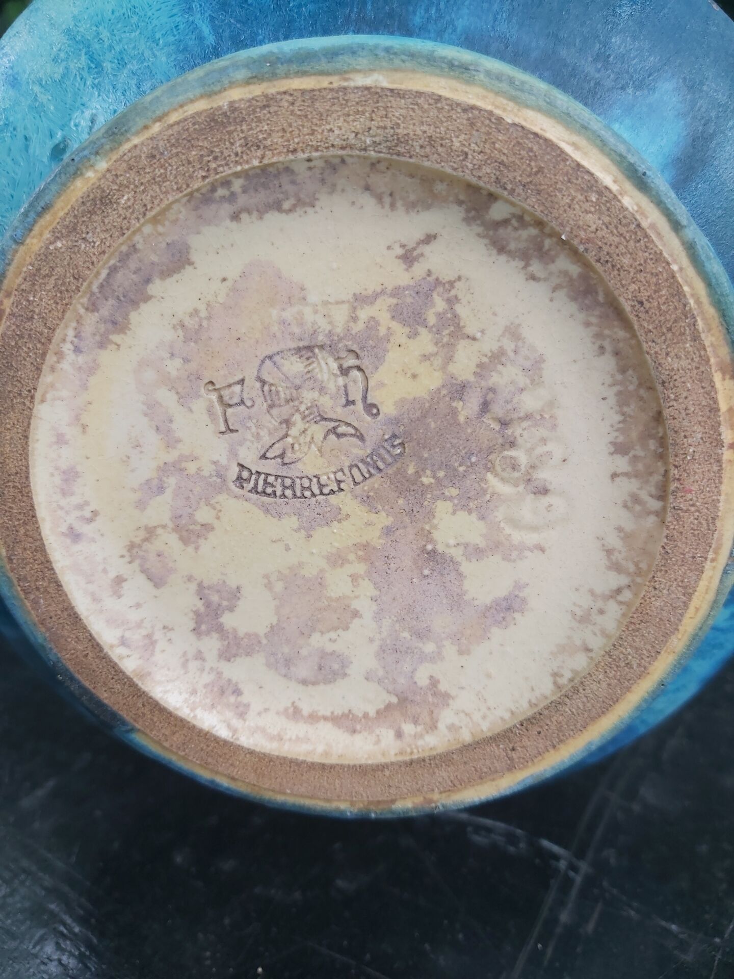 Stoneware vase from Pierrefonds