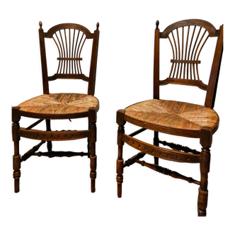 Set of two mulched chairs