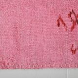 6x8  Pink Turkish Kilim Rug, 178x254Cm