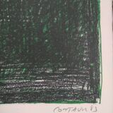 LE BOUQUET VERT- ORIGINAL SIGNED-NUMBERED LITHOGRAPH - ANDRE COTTAVOZ-EA