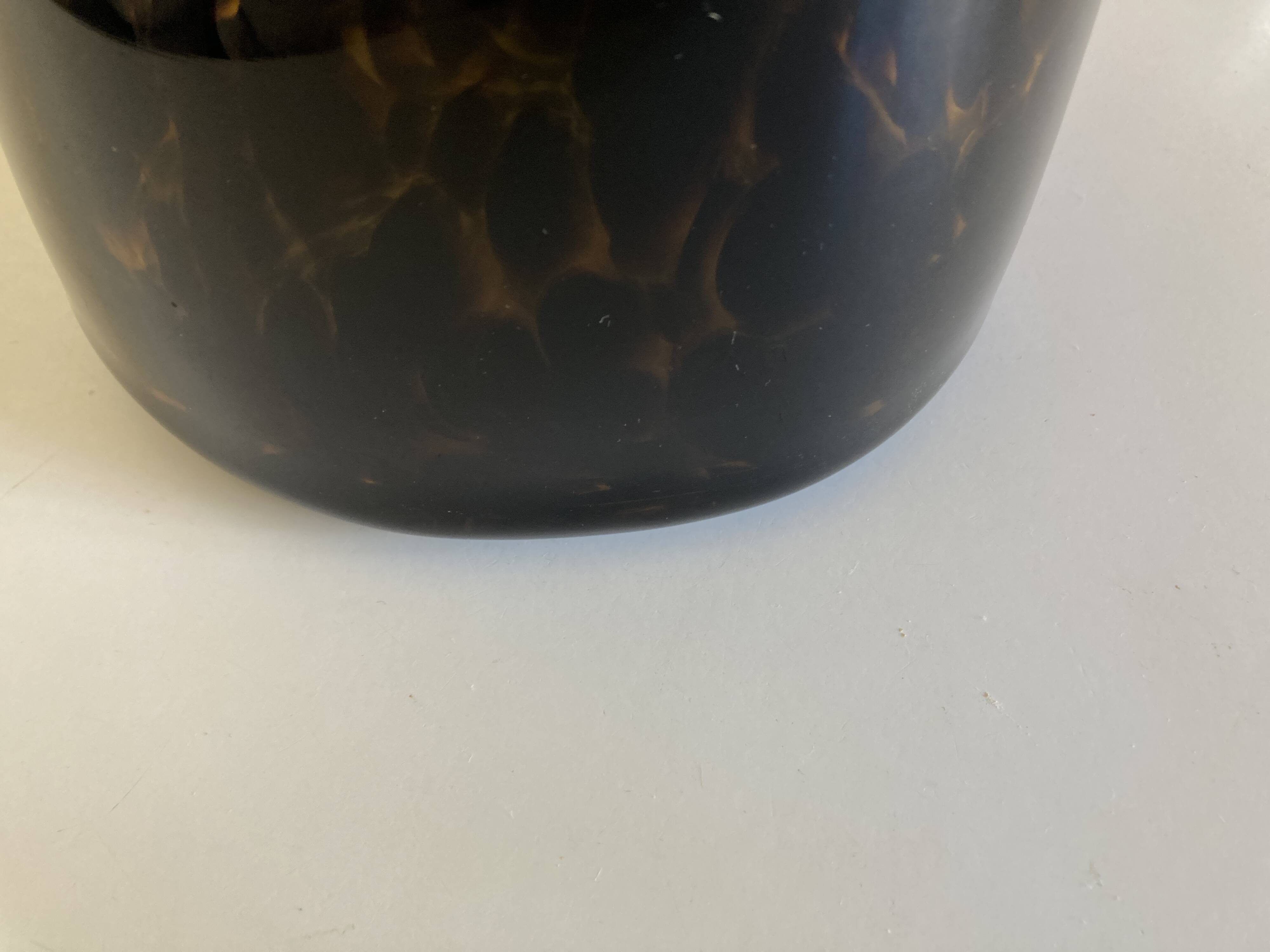 XXL vase Italian work, macchia pattern, 1970