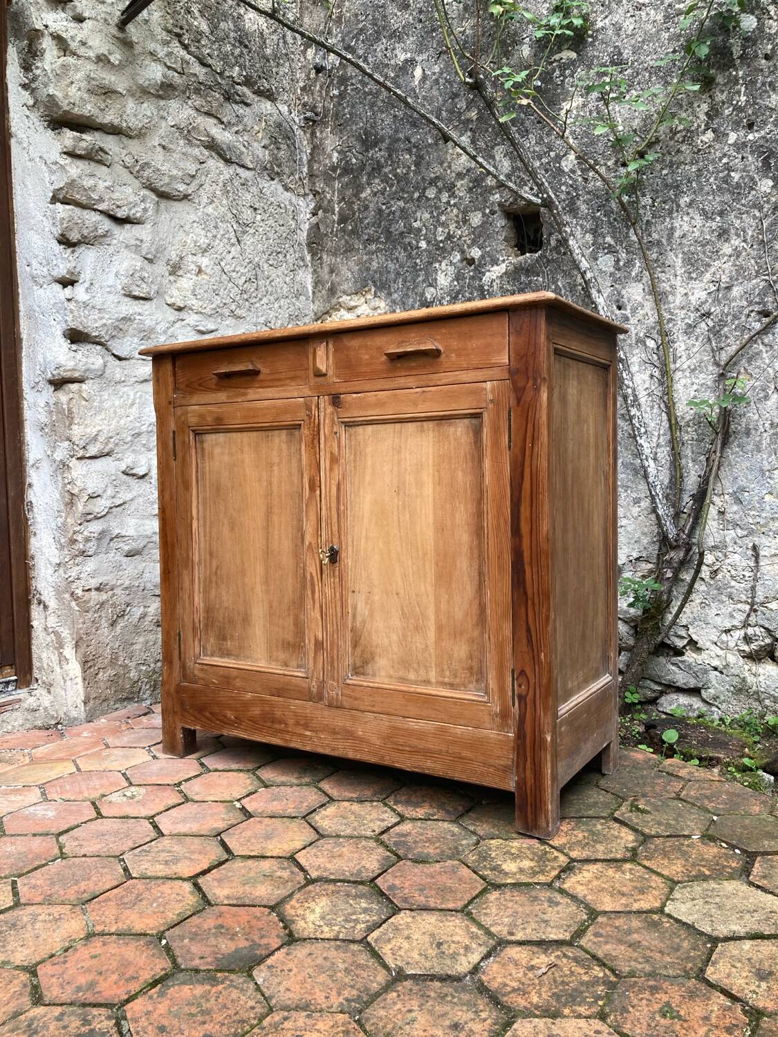 Vintage solid pine dresser