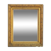 Miroir rectangulaire doré - 69 X 58 cm