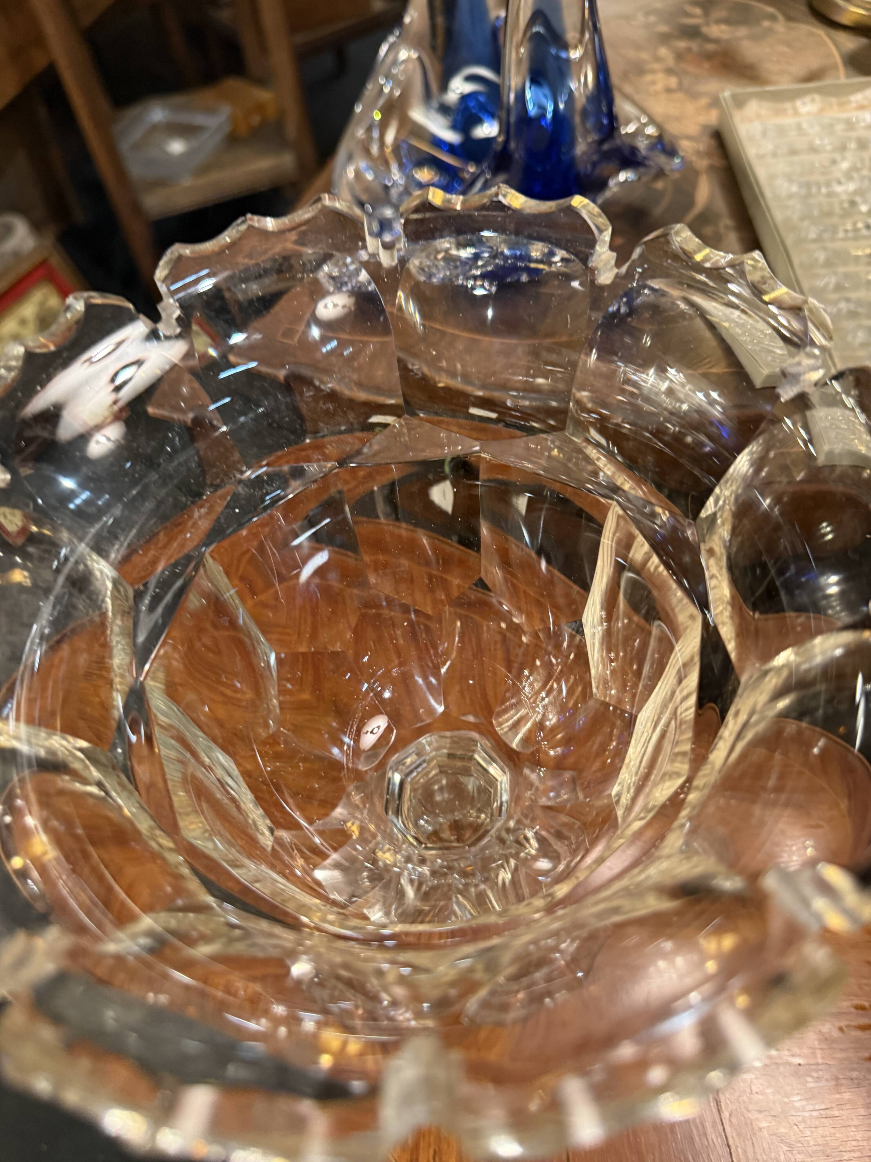 Crystal biscuit jar