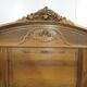 Lit  140 cm en noyer blond massif