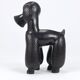 Charming figurine sculpture of a poodle dog by Leopold Anzengruber, Austria, 1950s.