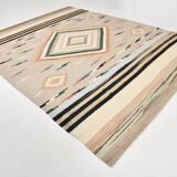 9x13 Large Area Rug, Madalion Design Oversize Kilim Rug, 284x378Cm