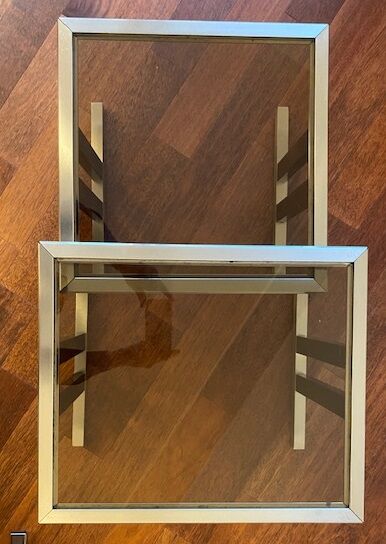 Stainless steel nesting tables