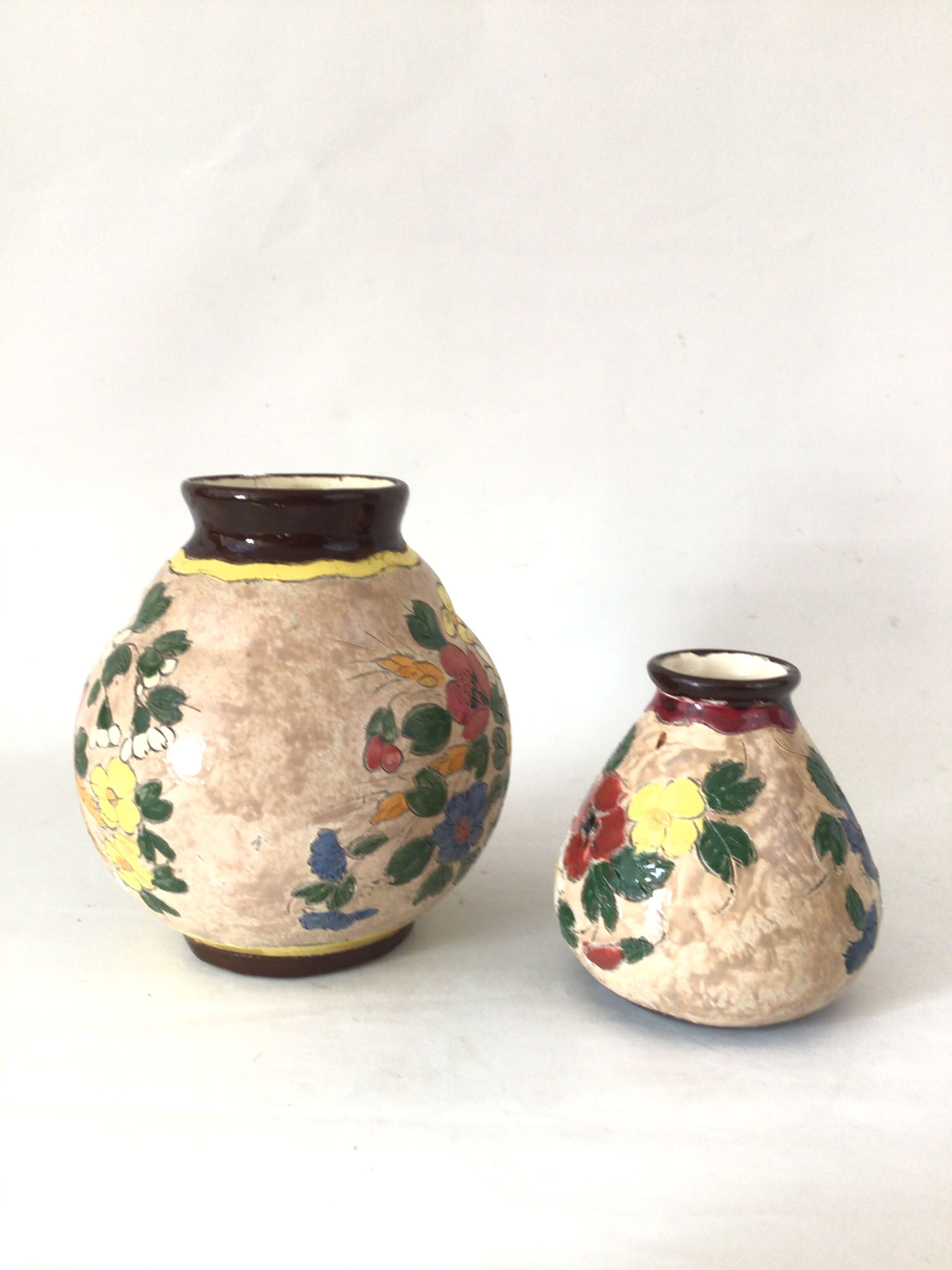 Pair of vases Jérôme Massier Vallauris