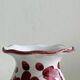 Hand painted vase made in Italy, Grazia Deruta style.