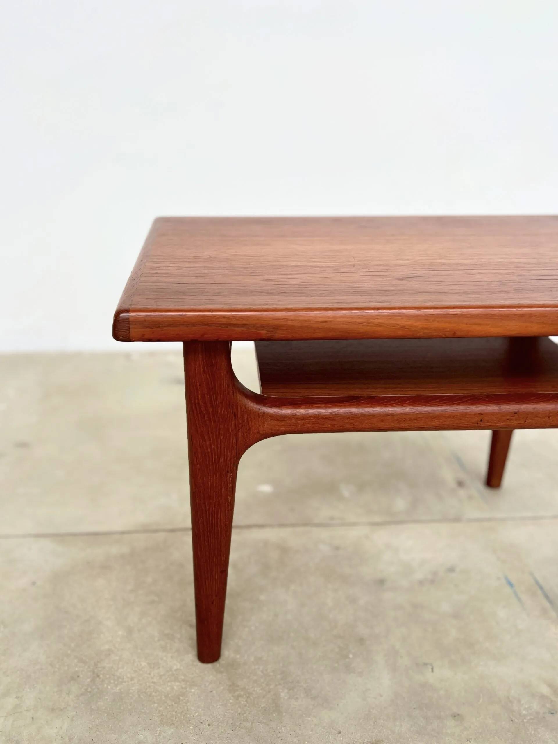 Teak coffee table from 1960 by Niels Bach