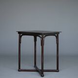 A small Art Nouveau side Table in beech by J&J Kohn, 1910