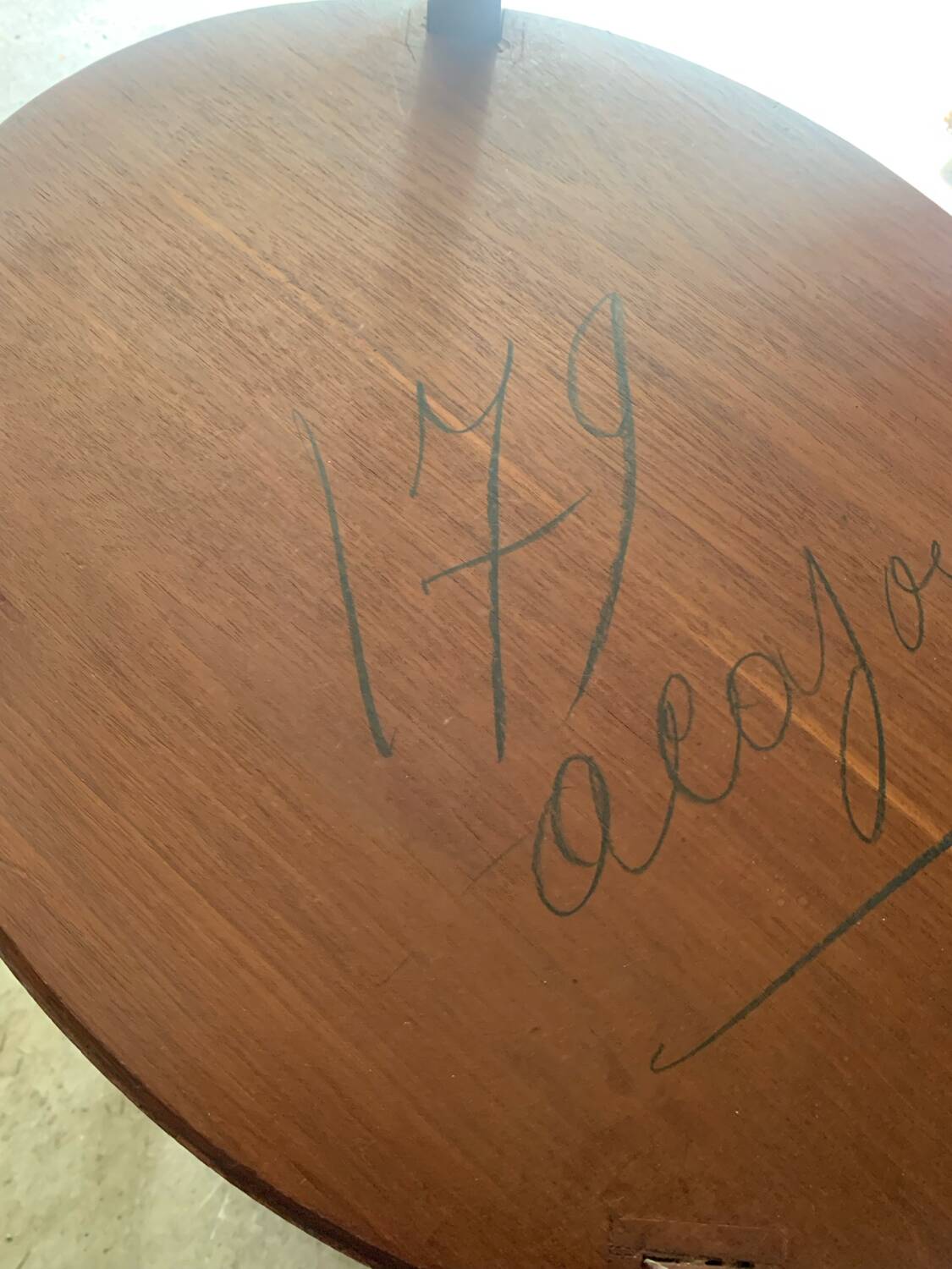 Mahogany side table