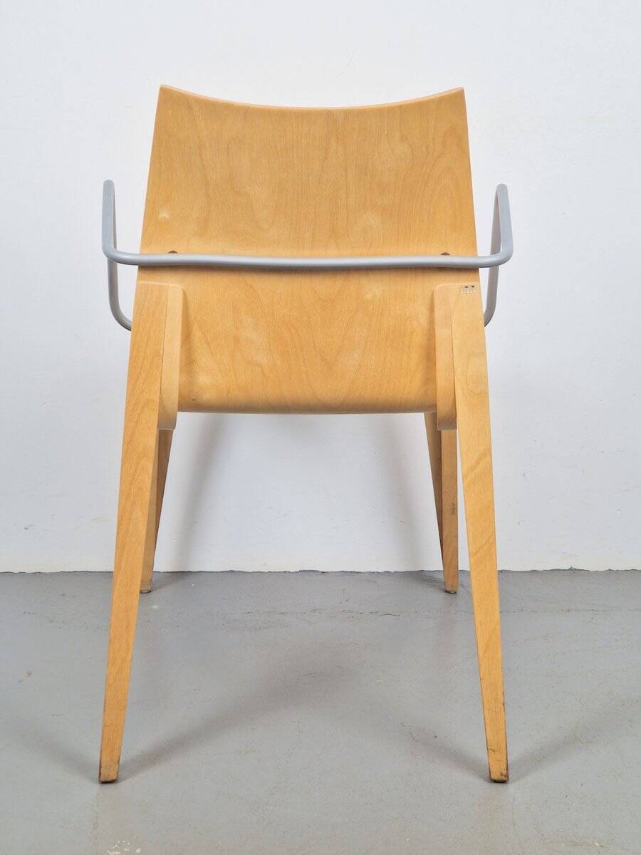 Chaise Flow en contreplaqué par Jacob Berg, années 1990.