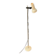 Small white mid-century floor lamp