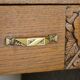 Desk Art Deco shelf marble