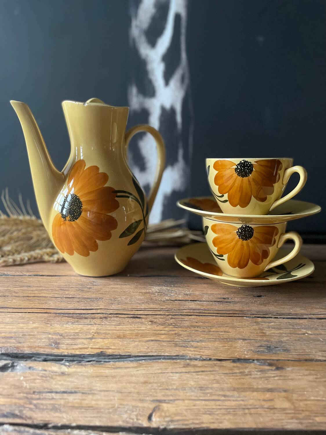 Vintage Gien coffee service