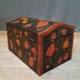 Painted chest in norman style