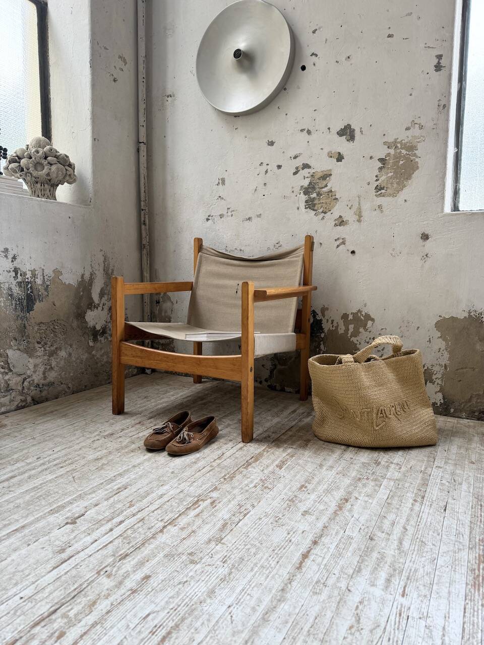 Safari chair in pine by Rold Rastad and Adolf Relling, 1960.