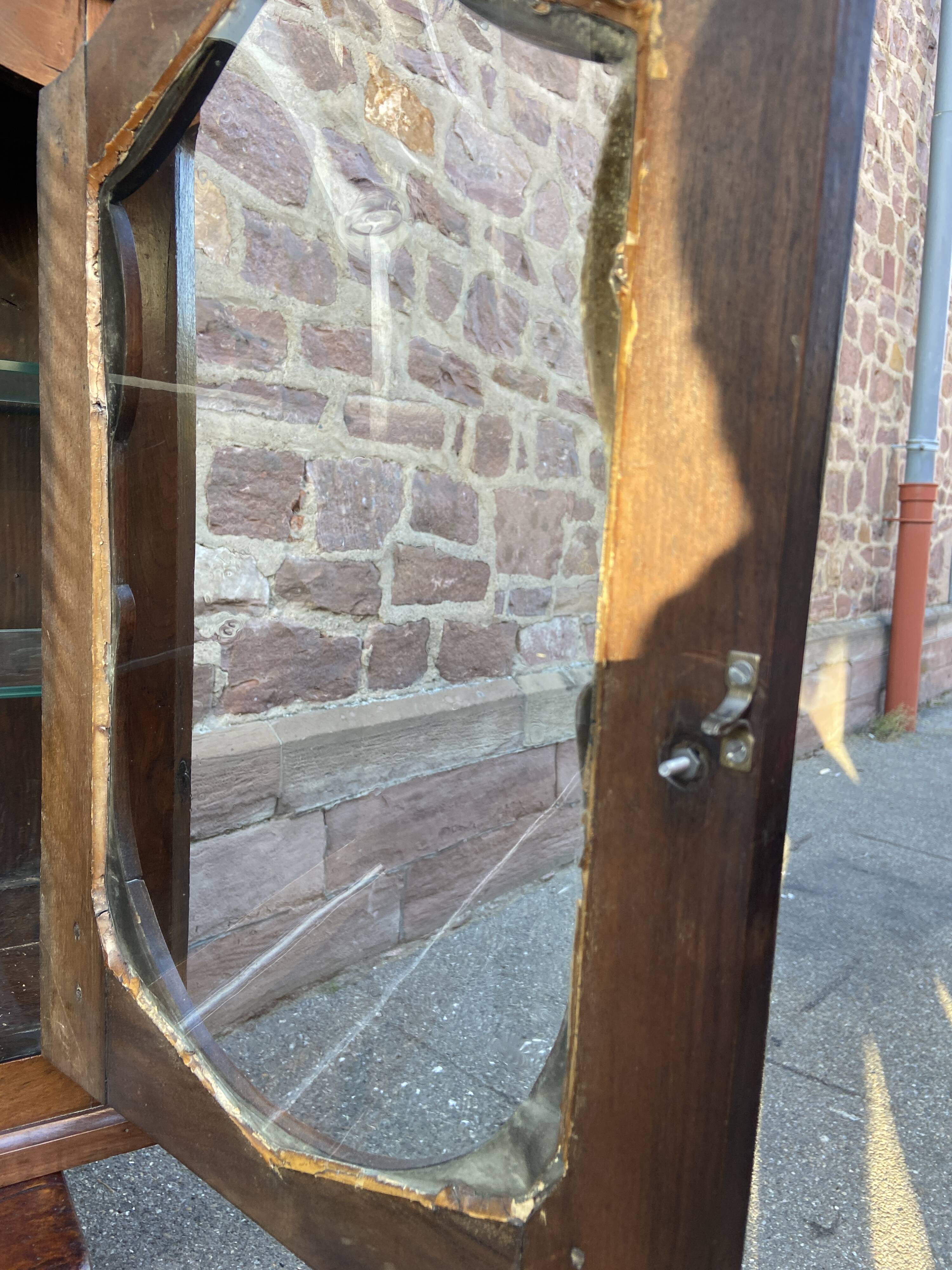 Wall cabinet XIXth in walnut