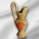 Fat Lava Pitcher French Vallauris Vintage 1950