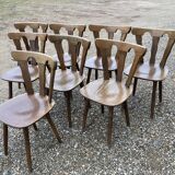 8 mountain wooden chairs