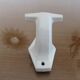 Old coat hook in white porcelain art deco years 30 40