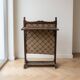 Old wooden fireplace