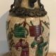 Vase ceramic canton of nanjing decoration of war scenes xixth