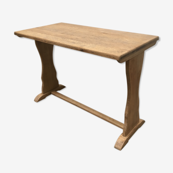 Table rustique bistrot en chêne