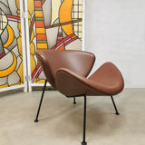 Dutch design Artifort easy chair Pierre Paulin F437 Orange Slice