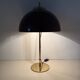 Vintage Mushroom table lamp with gold metal base , 1970s