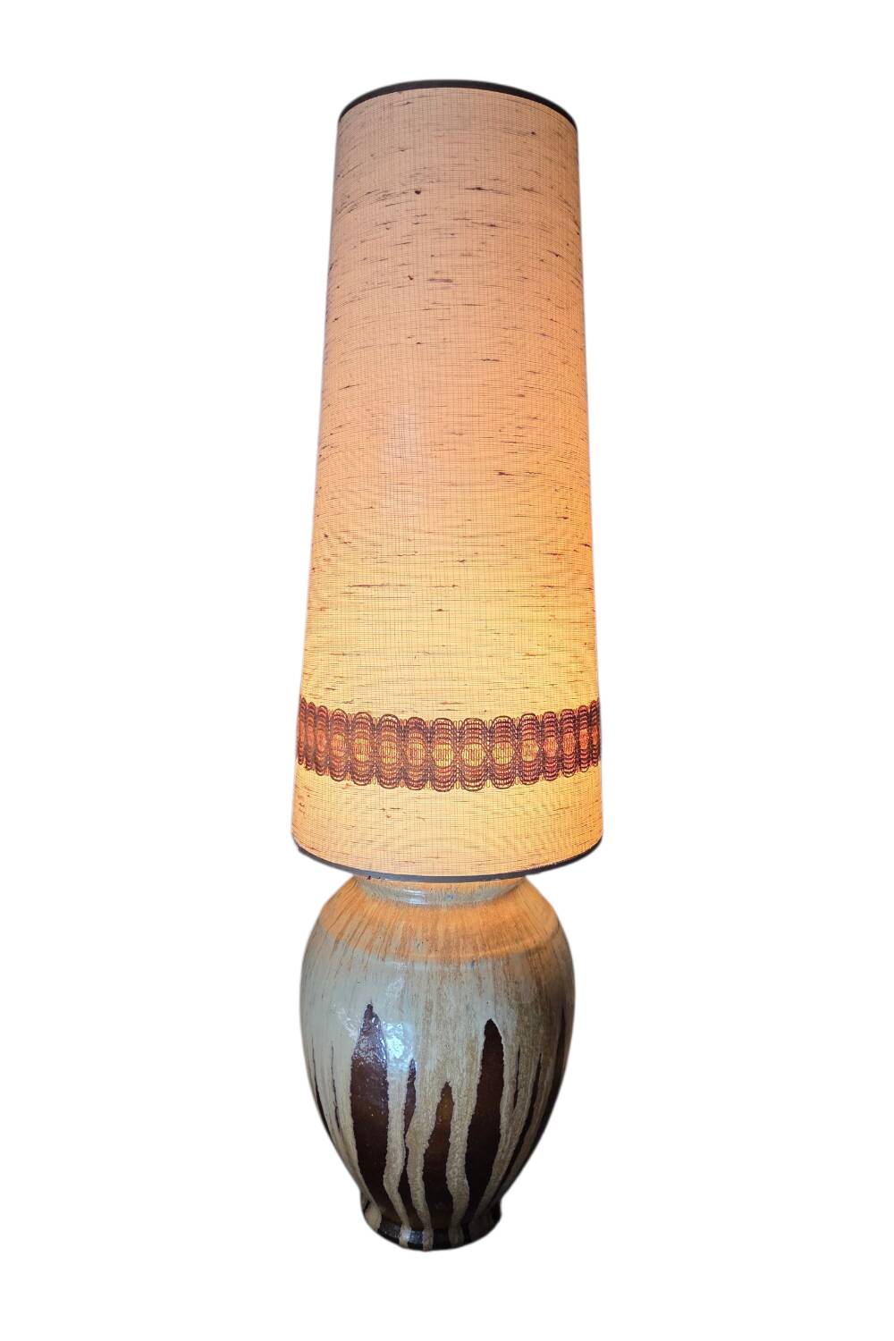 Terracotta floor lamp 1970