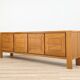 Buffet design Maison Regain en orme massif – des années 1970