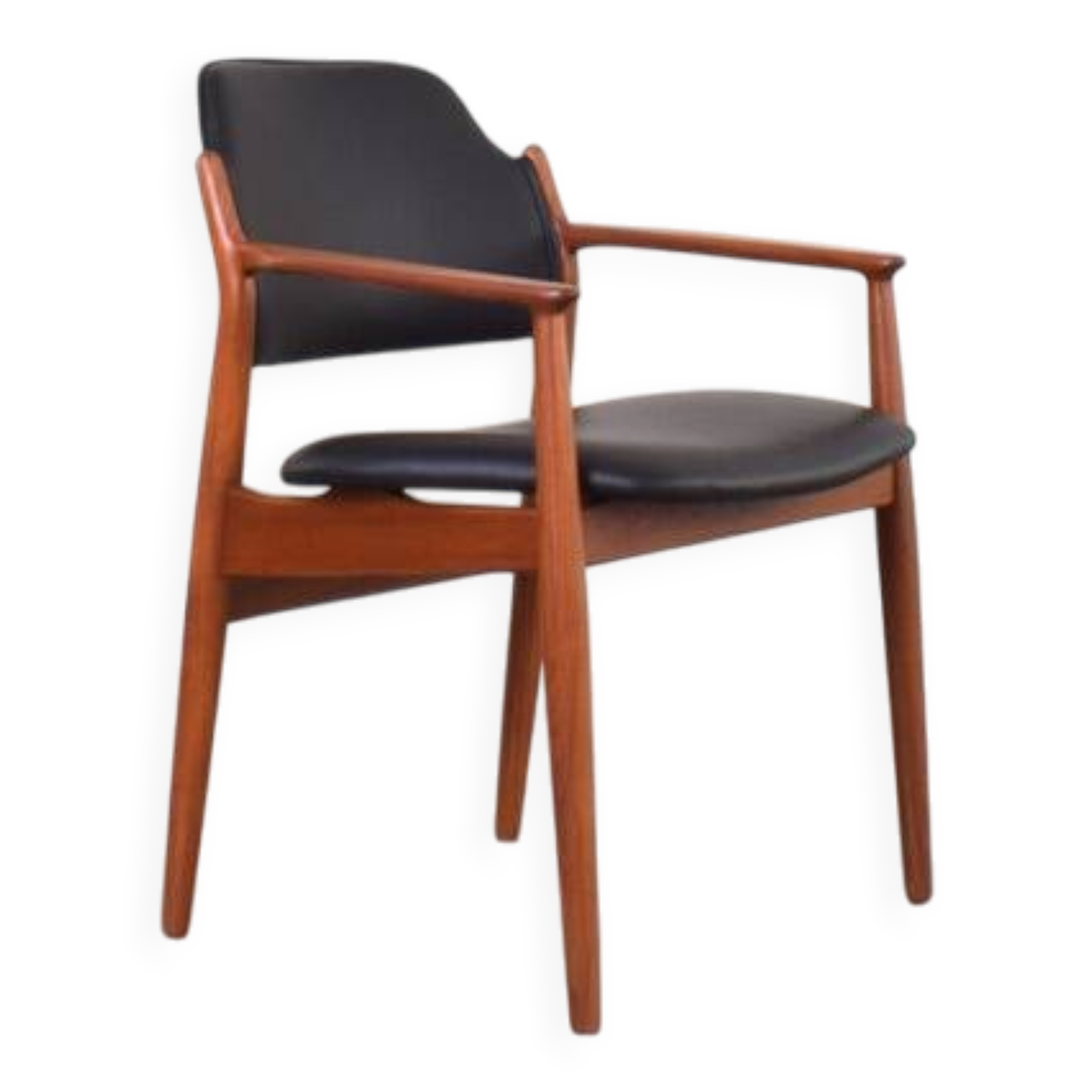 Mid-Century Danish Teak Chairs Model 62a by Arne Vodder for Sibast, 1960s.